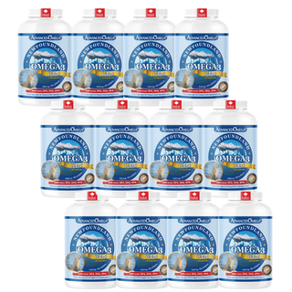 Advanced Omega NewFoundland Harp Seal Omega-3 | 1,000 mg | DPA, DHA, EPA | 300 Softgels - 12 Pack