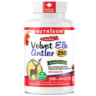 Nutridom Bois d'élan de velours canadien 250 mg, lyophilisé (30 gélules)