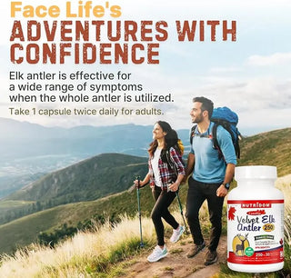 Velvet elk antler 250 mg dietary supplement capsules