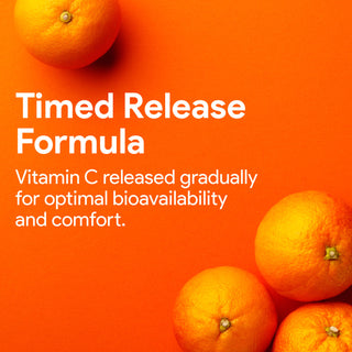 Nutridom Timed Release Vitamin C 1000mg | Citrus Bioflavonoids & Rose Hip | 120 Tablets