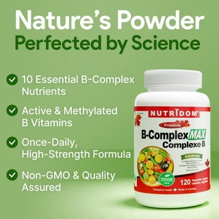 Vitamin B complex max supplement active B vitamins capsules