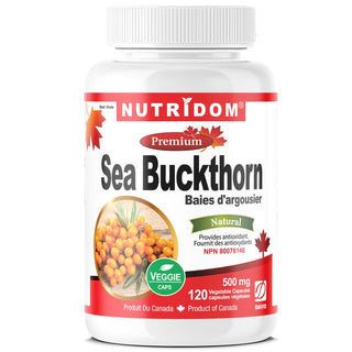 Nutridom Sea Buckthorn 500mg (120 Capsules)