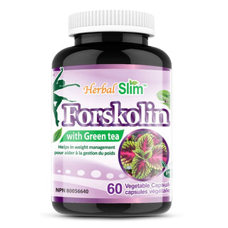 HerbalSlim® Forskolin with Green Tea Extract (60 Capsules)