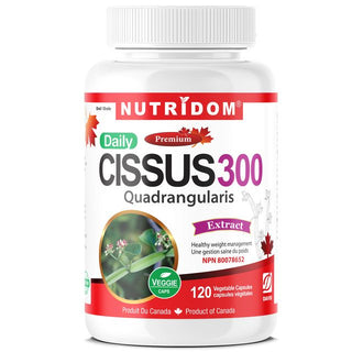 Nutridom Cissus Quadrangularis 150mg, 2.5% 케토스테로이드 (120 캡슐)