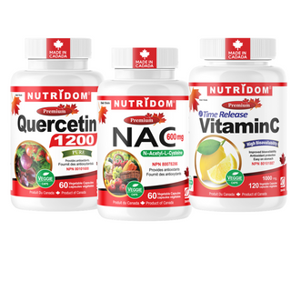 Respiratory Wellness Set | Quercetin + NAC + Vitamin C