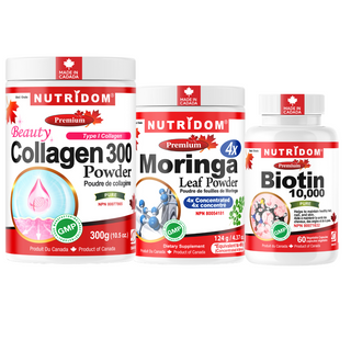 Nutridom Beauty Glow | Collagen, Moringa & Biotin