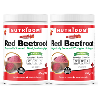 Organic Beet Root Powder 2-Pack - 5,000mg | Extended Supply | 2 lbs Total