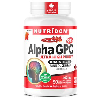 Alpha GPC 400mg | 99% Purity | Choline Source | Cognitive Function