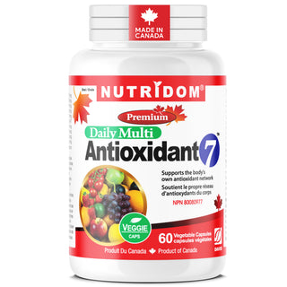 Antioxidant-7 | CoQ10, ALA, NAC, Vitamin C, Methyl B12, Methyl Folate, Selenium | 60 Vcaps