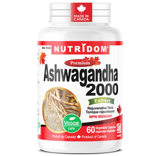 Ashwagandha 500mg | 4:1 Extract QCE 2,000mg | Rasayana Rejuvenative Tonic| 60 Vcaps
