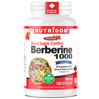 Berberine HCL 500mg | Blood Sugar and Metabolic Support | AMPK Activator | 120 Vcaps