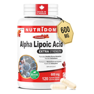 Alpha Lipoic Acid 600 mg | DL-ALA | 120 Vcaps