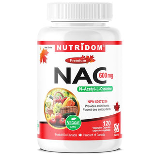 Nutridom NAC 600mg (120 Capsules)