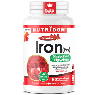 Iron Bisglycinate 27mg | Chelated Iron | Red Blood Cell Formation