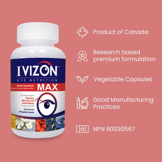 Ivizon Max 500 mg 60 Vcaps - CAFORIA.CA