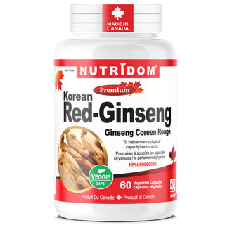 Korean Red Ginseng 500mg | Standardized to 8% Ginsenosides