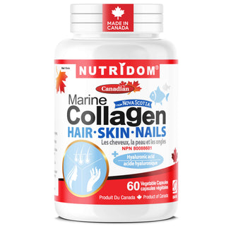 Marine Collagen Peptides 600 mg | Hyaluronic Acid, Vitamin C, Biotin & Silicon