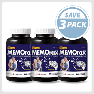 Memorax 500 mg 60 Vcaps - 3 PACK - CAFORIA.CA