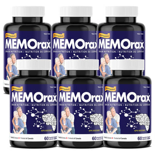 Memorax 500 mg 60 Vcaps - 6 PACK - CAFORIA.CA