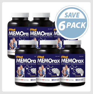 Memorax 500 mg 60 Vcaps - 6 PACK - CAFORIA.CA