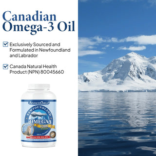 AdvancedOmega® Newfoundland Harp Seal Oil 500mg with DPA, DHA, EPA (300 Softgels)