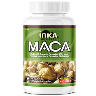 InkaMaca Organic Yellow Maca 800mg (120 Capsules)