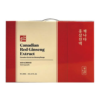 Sahm Canadian Red Ginseng Extract Pouches 60 x 80ml - CAFORIA.CA