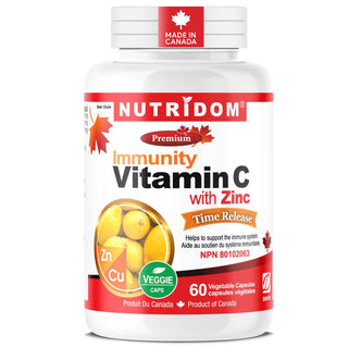 Vitamin C with Zinc and Copper | Time Release | Immune Support