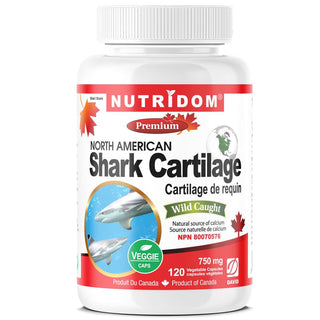 Nutridom North-American Shark Cartilage 750mg (120 Capsules)