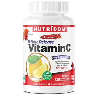 Nutridom Timed-Release Vitamin C 1,000 mg (120 Capsules)