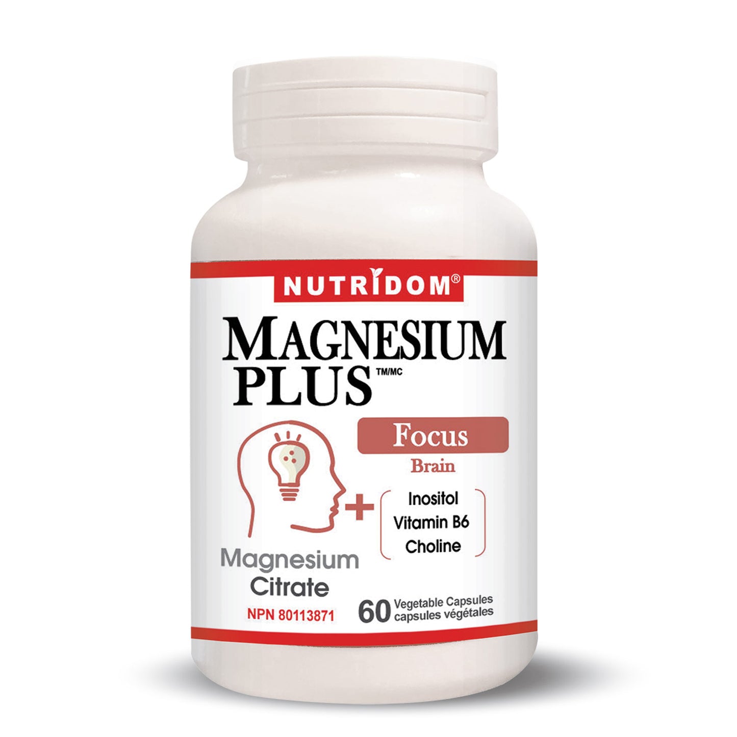 Nutridom Magnesium Plus Focus (60 Veggie Capsules)