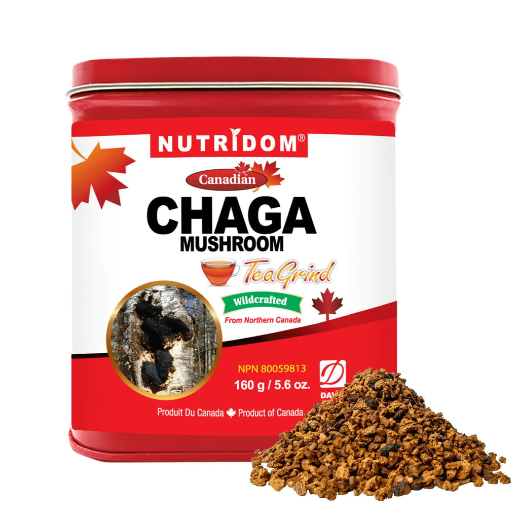Canadian Chaga Tea Grind 160g | Wild Harvested Northern Quebec – Nutridom