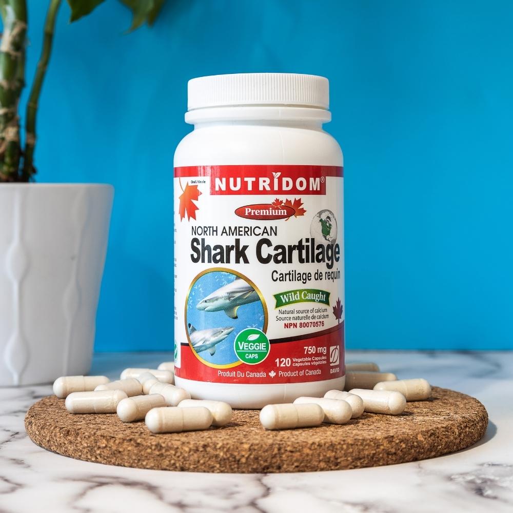Nutridom North-American Shark Cartilage (120 Veggie Capsules)