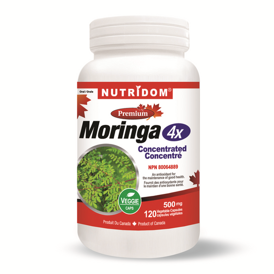 Nutridom Moringa Leaf Extract 4:1 (120 Veggie Capsules)