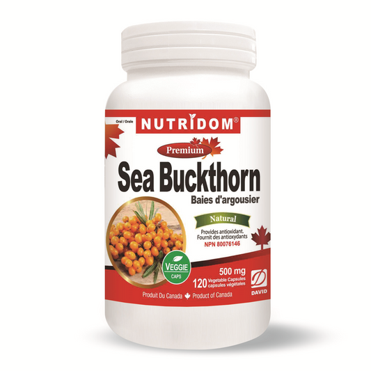 Nutridom Sea Buckthorn Extract (120 Veggie Capsules)
