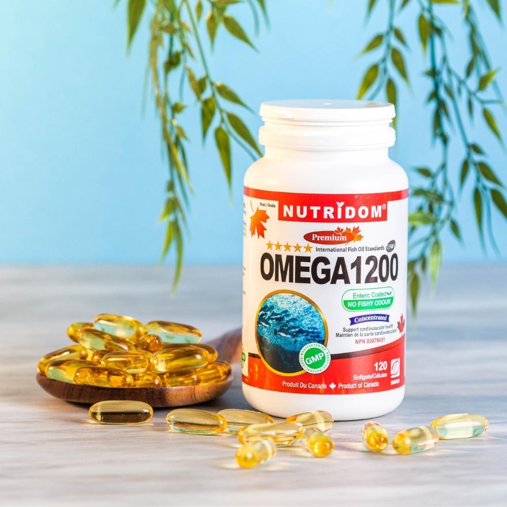 Nutridom RTG Omega-3, Fish Oil (120 Softgels)